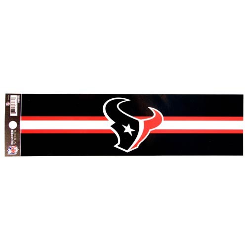 Houston Texans - 3"x12" Fan Zone Bumper Stickers - 12 For $15.00 - Wholesale Houston Texans Products - Texans Merchandise