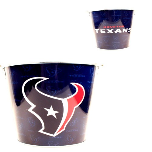 Houston Texans Beer Buckets - (May Be Different Pattern Then Pictured) - $6.50 Each - Wholesale Houston Texans Products - Texans Merchandise