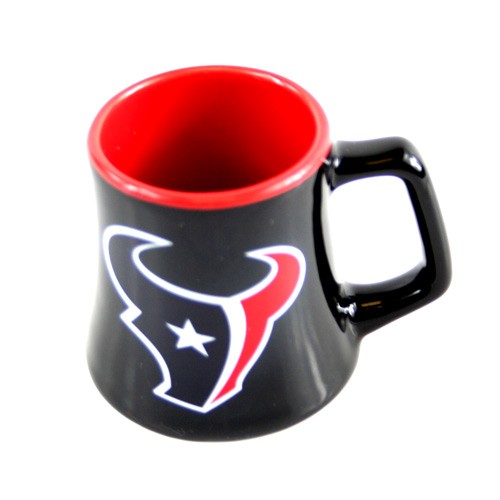 Houston Texans Mini Mugs - SERIES2 - Ceramic 2OZ Shot Mugs - $3.50 Each - Wholesale Houston Texans Products - Texans Merchandise 2