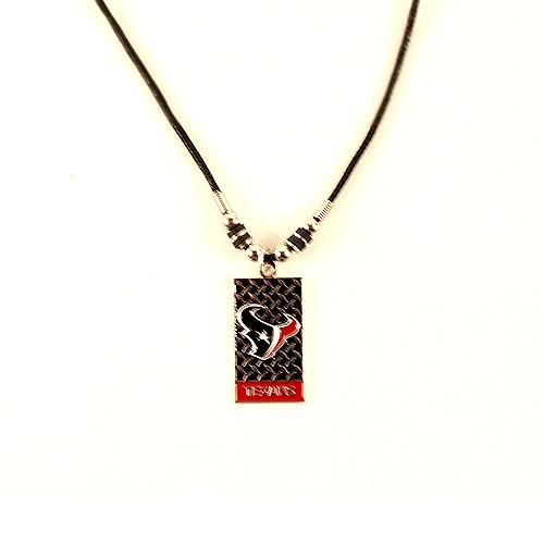 Houston Texans Necklaces - Diamond Plate - 12 For $39.00 - Wholesale Houston Texans Products - Texans Merchandise