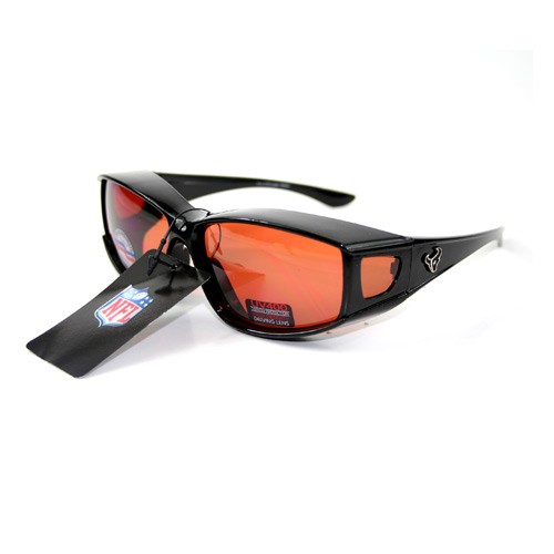 Houston Texans Sunglasses - Large OTGMaxx Shields - 2 For $10.00 - Wholesale Houston Texans Products - Texans Merchandise