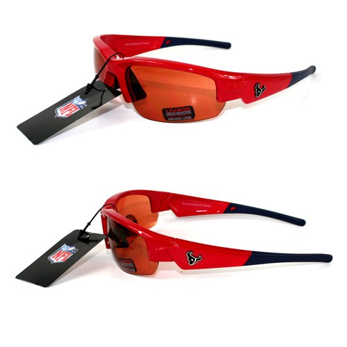 Houston Texans Sunglasses - Red Dynasty Style - 2 Pair For $12.00 - Wholesale Houston Texans Products - Texans Merchandise