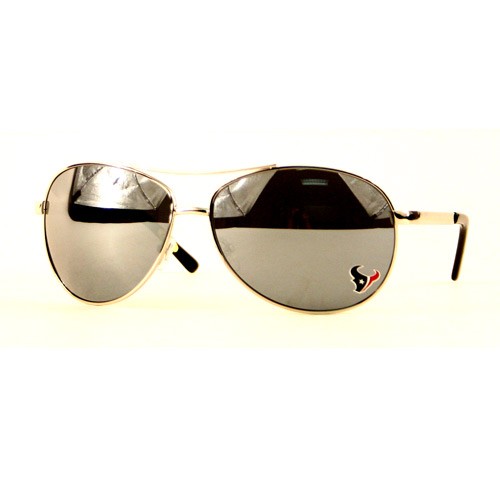 Houston Texans Sunglasses - SI Mirrored Aviator - Spring Hinge - $5.00 Each - Wholesale Houston Texans Products - Texans Merchandise