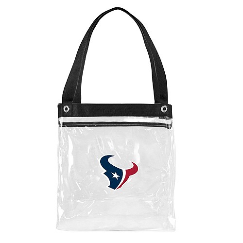 Houston Texans Totes - Clear Zippered Totes - 2 For $15.00 - Wholesale Houston Texans Products - Texans Merchandise