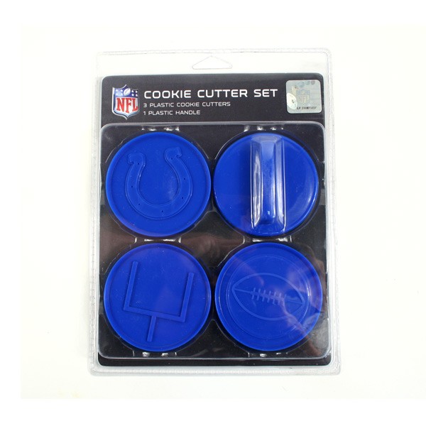 Indianapolis Colts - 4PC Cookie Cutter Sets - 12 Sets For $24.00 - Wholesale Indianapolis Colts Products - Colts Merchandise 2
