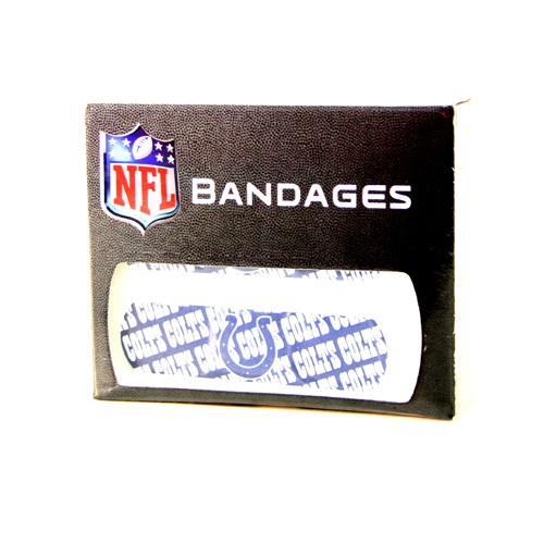 Indianapolis Colts Bandages - 40Count Per Box - 12 Boxes For $24.00 - Wholesale Indianapolis Colts Products - Colts Merchandise
