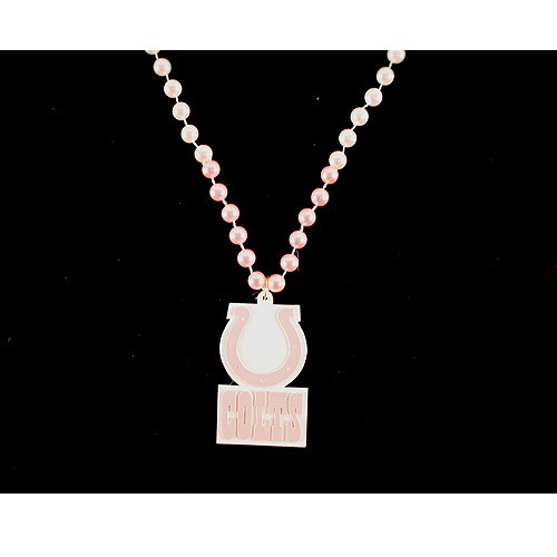 Indianapolis Colts Beads - PINK Team Beads - $3.50 Each - Wholesale Indianapolis Colts Products - Colts Merchandise