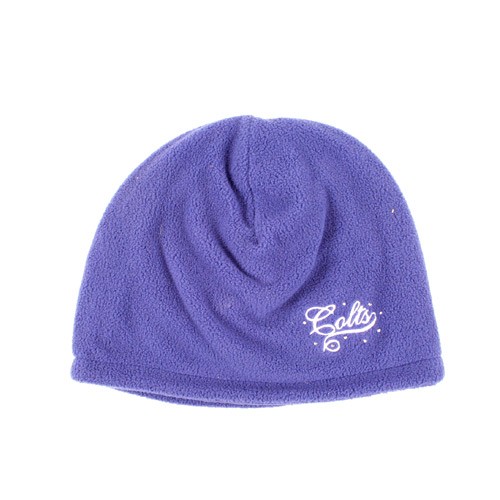 Indianapolis Colts Beanies - Polar Fleece Script Dazzle Style - $7.50 Each - Wholesale Indianapolis Colts Products - Colts Merchandise