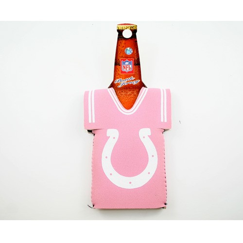 Indianapolis Colts Bottle Huggies - Pink Jersey Style - 12 For $12.00 - Wholesale Indianapolis Colts Products - Colts Merchandise