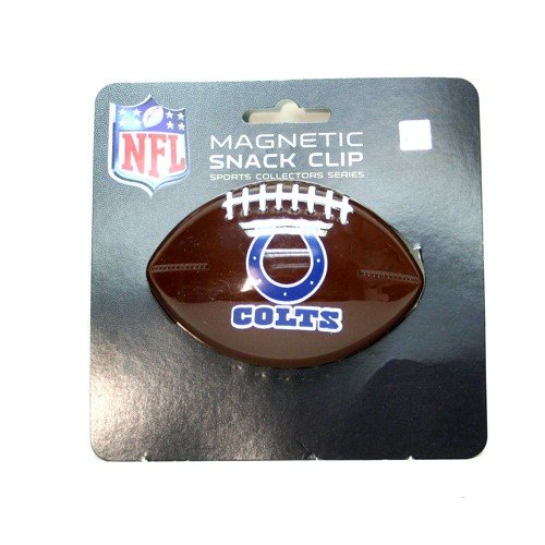 Indianapolis Colts Clips - Football Style Snack/Fridge Magnetic Clips - 12 For $30.00 - Wholesale Indianapolis Colts Products - Colts Merchandise 2