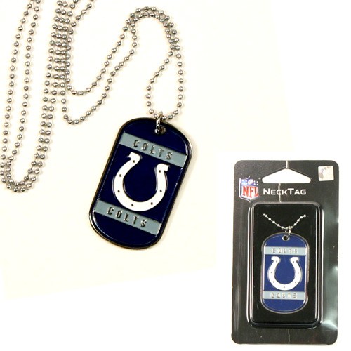 Indianapolis Colts Dog Tags - 12 Dog Tags For $39.00 - Wholesale Indianapolis Colts Products - Colts Merchandise