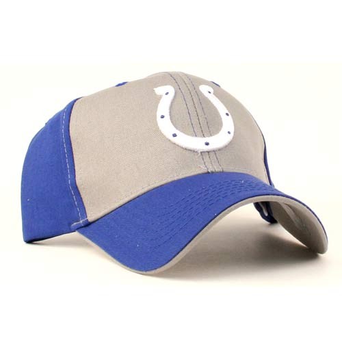 Indianapolis Colts Hats - Gray Face 2Tone Ballcaps - $10.50 Each - Wholesale Indianapolis Colts Products - Colts Merchandise