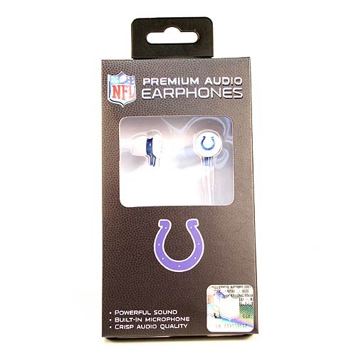 Indianapolis Colts Headphones - Slimline Series - $5.00 Each - Wholesale Indianapolis Colts Products - Colts Merchandise 2