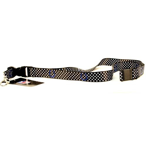 Indianapolis Colts Lanyards - The POLKA Dot Series - 12 For $30.00 - Wholesale Indianapolis Colts Products - Colts Merchandise