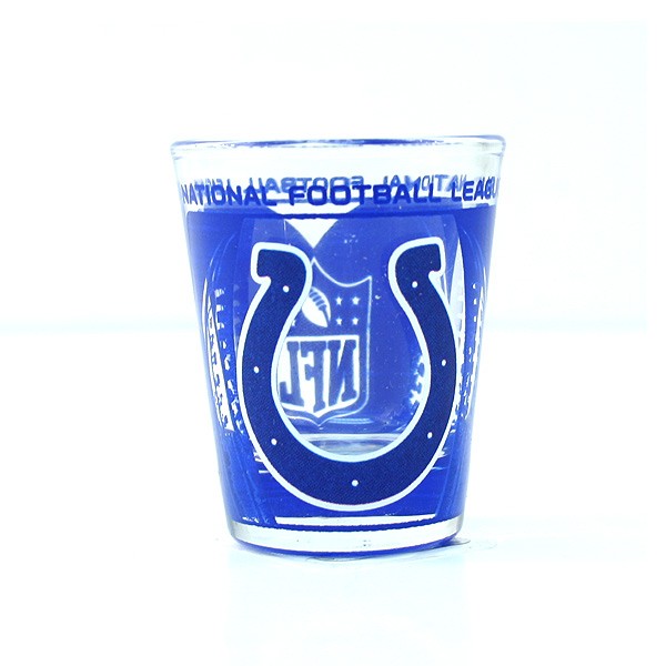 Indianapolis Colts Shot Glasses - Hi-Def Style - Classic Shot Glasses - 12 For $30.00 - Wholesale Indianapolis Colts Products - Colts Merchandise 2