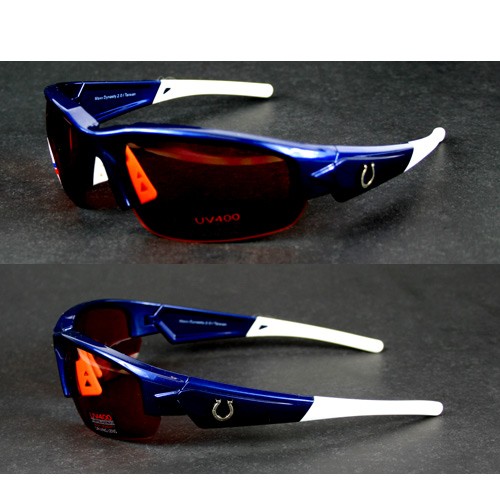 Indianapolis Colts Sunglasses - Blue Dynasty Style - 12 Pair For $60.00 - Wholesale Indianapolis Colts Products - Colts Merchandise