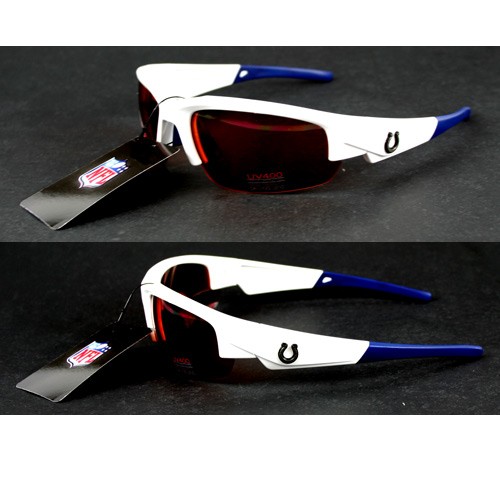 Indianapolis Colts Sunglasses - White Dynasty Style - 2 Pair For $12.00 - Wholesale Indianapolis Colts Products - Colts Merchandise