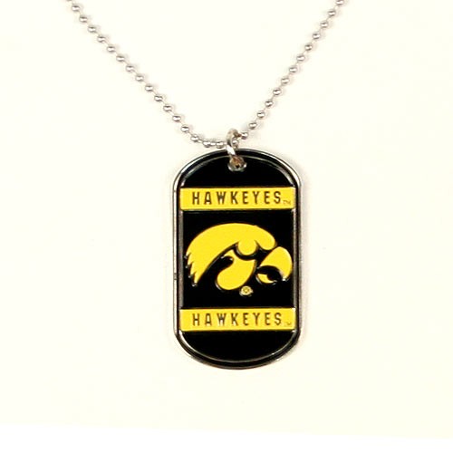 Iowa Hawkeyes Merchandise - NCAA Dog-Tags - Heavyweight - 12 Dogtags For $39.00 - Iowa Hawkeyes