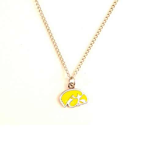 Iowa Hawkeyes Necklaces - AMCO Metal Chain and Pendant - $3.00 - Iowa Hawkeyes