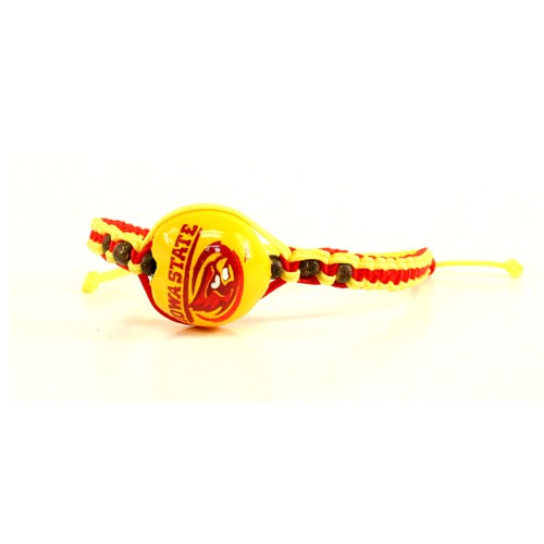Iowa State Bracelets - Single Nut Macramé Bracelets - 12 For $30.00 - Iowa State