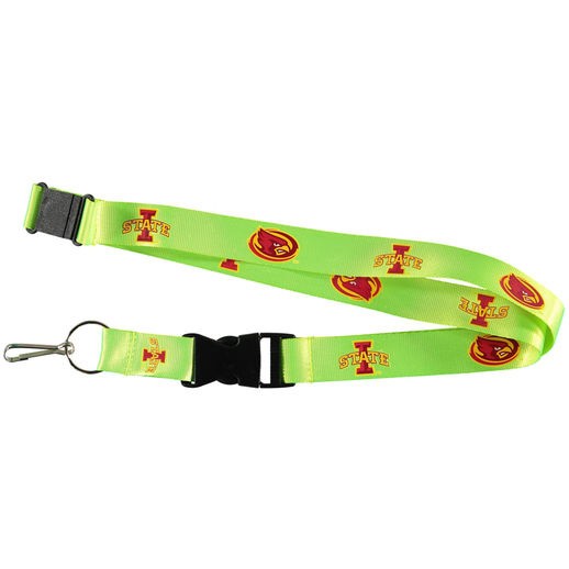 Iowa State Cyclones Lanyards - Premium 2-Sided FULL Neon Lanyards - 12 For $30.00 - Iowa State