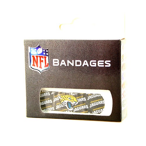 Jacksonville Jaguars Bandages - 40Count Per Box - 12 Boxes For $24.00 - Wholesale Jacksonville Jaguars Product - Jaguars Merchandise 2