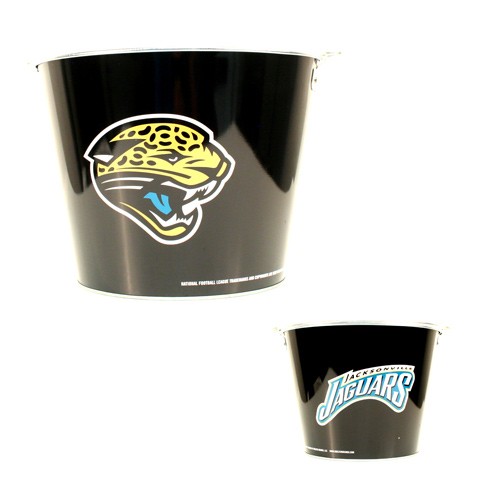 Jacksonville Jaguars Beer Buckets - Full Wrap Style (Pattern May Be Different Than Pictured) - $6.50 Each - Wholesale Jacksonville Jaguars Product - Jaguars Merchandise