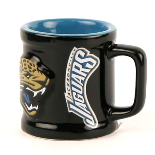 Jacksonville Jaguars Handled Ceramic Shotglasses $3.50 Each - Wholesale Jacksonville Jaguars Product - Jaguars Merchandise