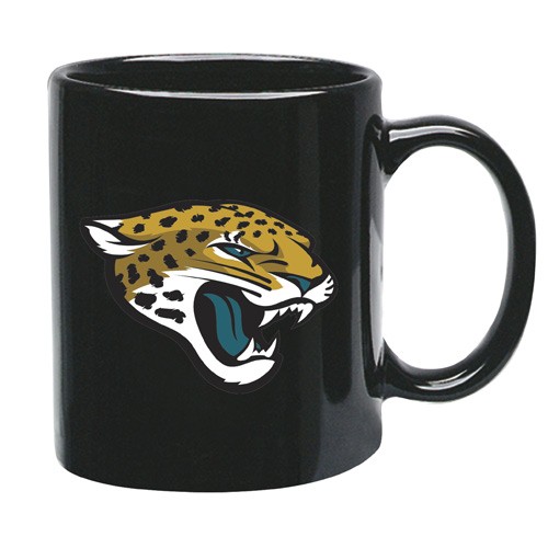 Jacksonville Jaguars Mugs - 15oz Black Ultra Style Mugs - 6 For $30.00 - Wholesale Jacksonville Jaguars Product - Jaguars Merchandise