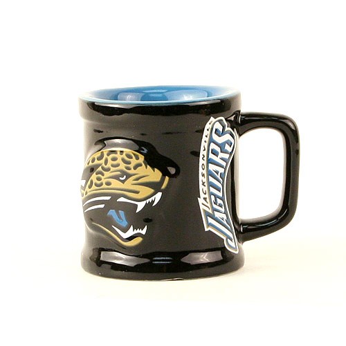 Jacksonville Jaguars Shotglasses - 2OZ Ceramic ShotMug - (May Be Different Than Pictured) - $3.50 Each - Wholesale Jacksonville Jaguars Product - Jaguars Merchandise