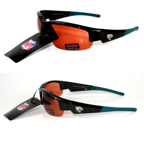 Jacksonville Jaguars Sunglasses - Black Dynasty Style - 12 Pair For $60.00 - Wholesale Jacksonville Jaguars Product - Jaguars Merchandise 2
