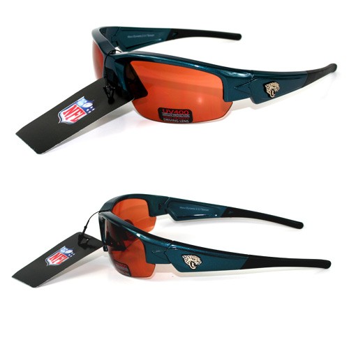 Jacksonville Jaguars Sunglasses - Blue Dynasty Style - 12 Pair For $60.00 - Wholesale Jacksonville Jaguars Product - Jaguars Merchandise