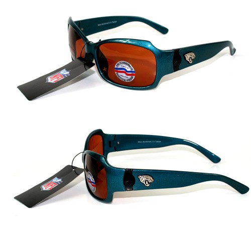 Jacksonville Jaguars Sunglasses - The Bombshell Style - Polarized - Blue - 2 Pair For $12.00 - Wholesale Jacksonville Jaguars Product - Jaguars Merchandise