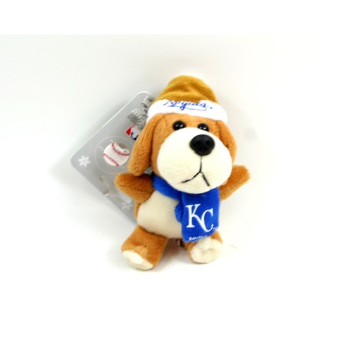 Kansas City Royals Ornaments - 4" Plush Dog Ornaments - 12 For $30.00 - Wholesale Kansas City Royals Products - Royals Merchandise