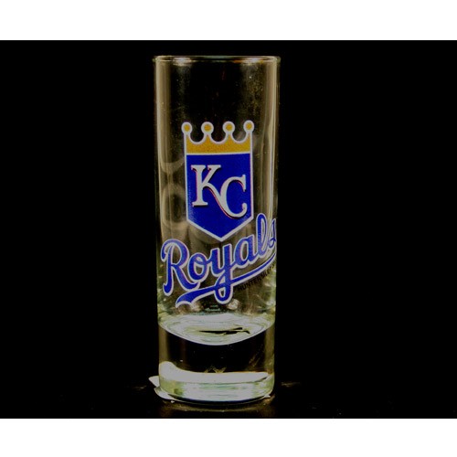 Kansas City Royals Shot Glasses - 2OZ Cordial HYPE - (Pattern May Be Different Than Pictured) - $2.50 Each - Wholesale Kansas City Royals Products - Royals Merchandise 2