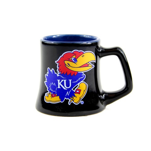 Kansas Jayhawks - 2OZ Ceramic ShotMugs - SERIES2 - 12 For $36.00 - Kansas Jayhawks