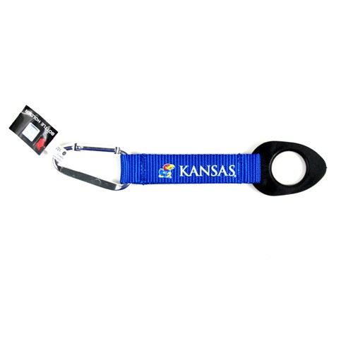 Kansas Jayhawks - Bottle Holder - Carabiner Style - 12 For $24.00 - Kansas Jayhawks