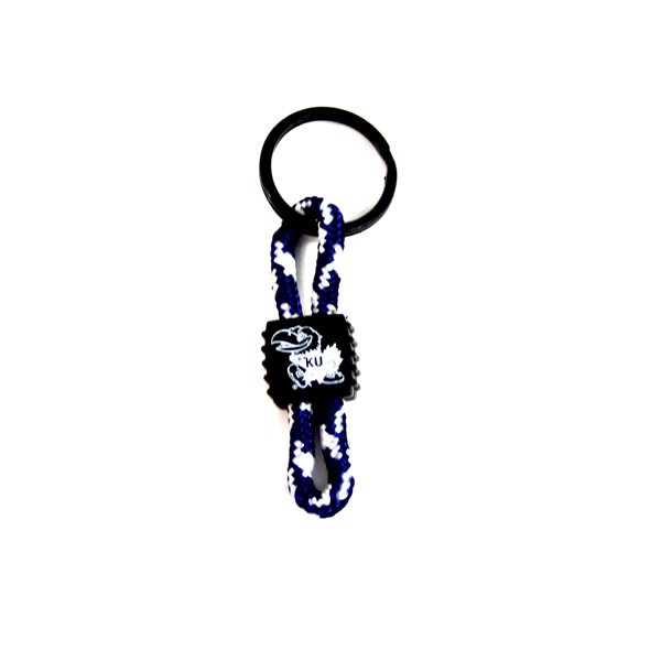 Kansas Jayhawks Keychains - ROPE Style Keychains - 12 For $15.00 - Kansas Jayhawks