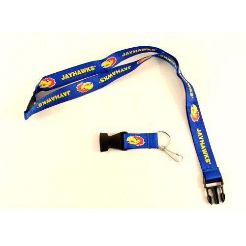 Kansas Jayhawks Lanyards - PREMIUM 2Sided - $2.50 Each - Kansas Jayhawks