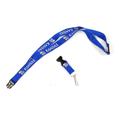 Kansas Jayhawks Lanyards - With Neck Release - $2.50 Each - Kansas Jayhawks