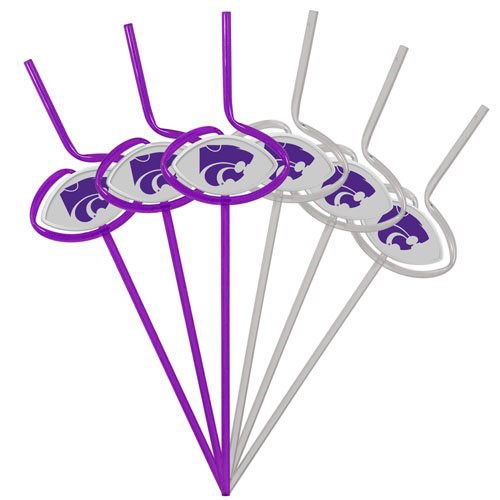 Kansas State Straws - 6Pack Team Sips - 36 Packs For $36.00 - Kansas State
