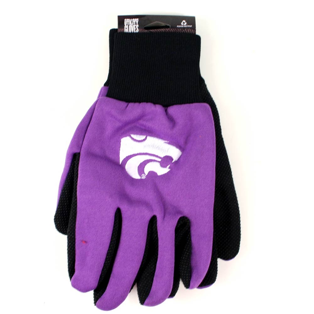Kansas State Wildcats Gloves - Black Palm Series - 12 Pair For $36.00 - Kansas State