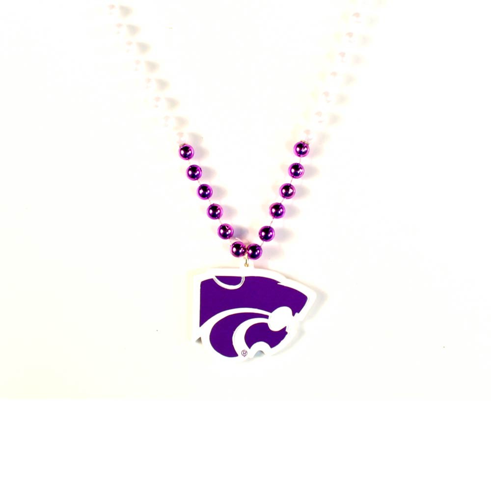 KState Beads - 22" Game Day Beads With Medallion - $3.50 Each - Kansas State