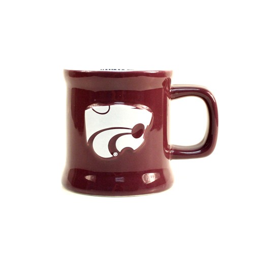 KState Coffee Mugs - Purple Sculpted 14oz - 2 For $10.00 - Kansas State