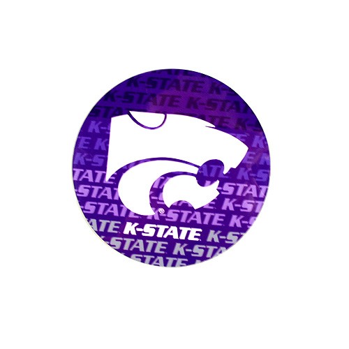 KState Wildcats Magnets - 4" Round Wordmark Style - 12 For $12.00 - Kansas State