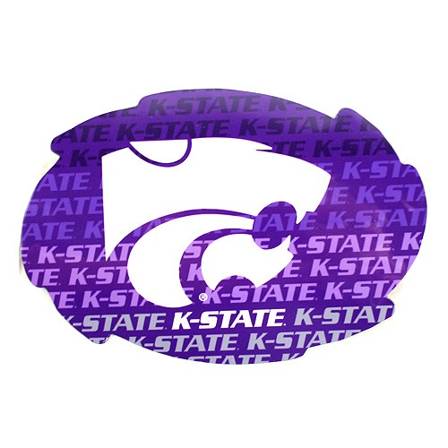 KState Wildcats Magnets - 5" Swirl Wordmark Style - 12 For $18.00 - Kansas State