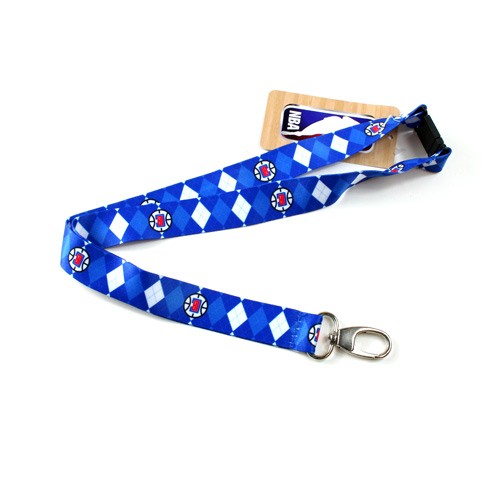 LA Clippers Lanyards - Argyle Style Lanyards - 12 For $24.00 - Los Angeles Clippers